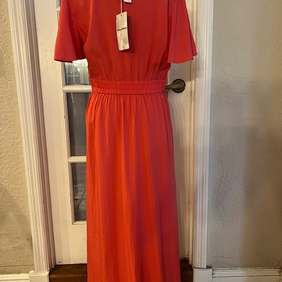 NWT SZ S/P Tommy Bahama Oliana Hi-Lo dress in Paradise Pink Org. $135 - Picture 4 of 5